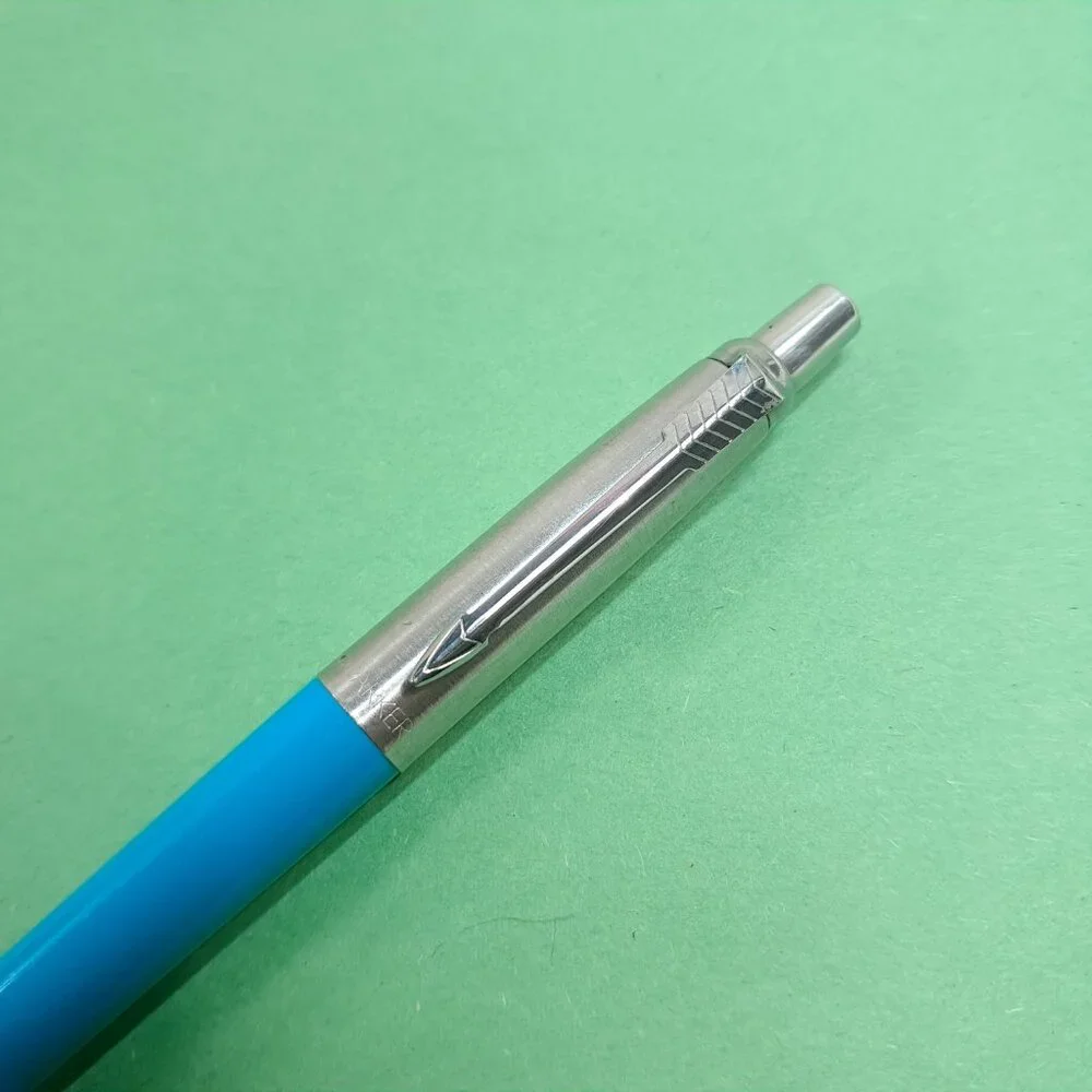 Parker‎ Jotter Pen teal blue turquoise Ballpoint magenta arrow Made UK  Vintage